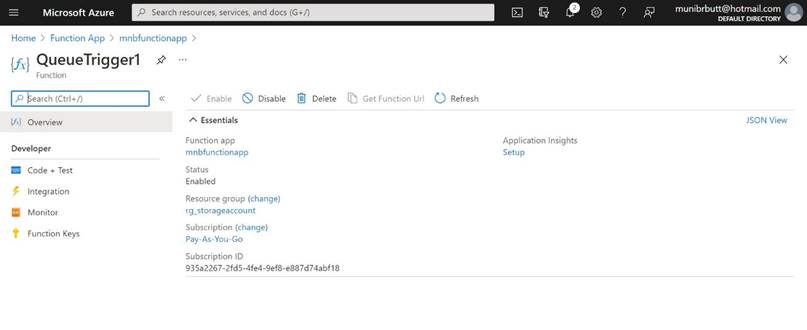 Azure Queues and Serverless Functions